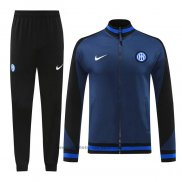 Ensemble Survetement Veste Inter Milan 24-25 Bleu