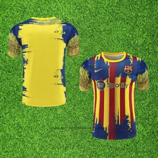 Maillot Entrainement FC Barcelone 23-24 Jaune et Bleu