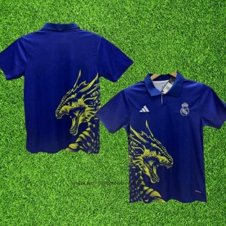 Thailande Maillot Real Madrid Dragon 24-25 Bleu