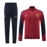 Ensemble Survetement Veste FC Barcelone 24-25 Rouge