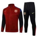 Ensemble Survetement Veste FC Barcelone 24-25 Rouge Y Bleu