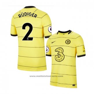 Maillot Chelsea Joueur Rudiger Exterieur 2021-2022