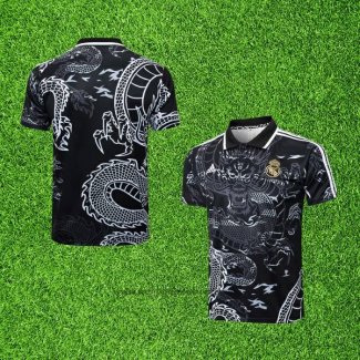 Maillot Polo Real Madrid Dragon 24-25 Noir