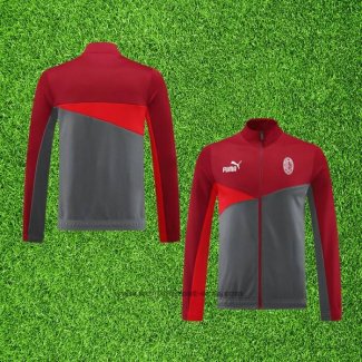 Veste Milan AC 24-25 Rouge Gris