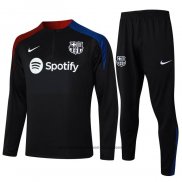 Ensemble Survetement Sweat FC Barcelone Enfant 24-25 Noir