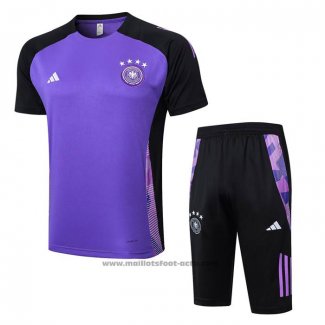 Ensemble Survetement Allemagne Manche Courte 24-25 Purpura - Shorts