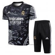 Ensemble Survetement Real Madrid Dragon Manche Courte 24-25 Noir - Shorts