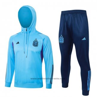 Ensemble Survetement Sweat Argentine Enfant 2023-24 Bleu