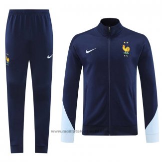 Ensemble Survetement Veste France 24-25 Bleu