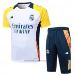 Ensemble Survetement Real Madrid Manche Courte 24-25 Blanc - Shorts