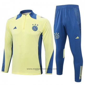 Ensemble Survetement Sweat Ajax 24-25 Jaune