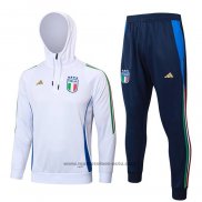 Ensemble Survetement Sweat Italie 24-25 Blanc