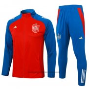 Ensemble Survetement Veste Espagne 24-25 Rouge