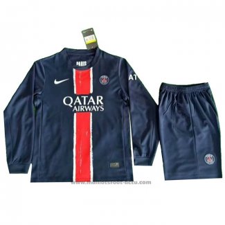 Maillot Paris Saint-Germain Domicile Manches Longues Enfant 24-25