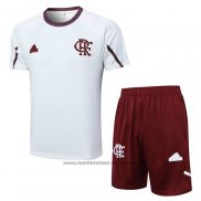 Ensemble Survetement Flamengo Manche Courte 24-25 Blanc - Shorts