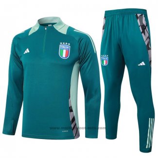 Ensemble Survetement Sweat Italie 24-25 Vert