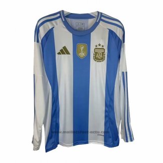 Maillot Argentine Domicile Manches Longues 2024