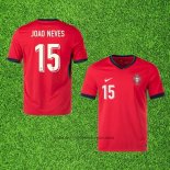 Maillot Portugal Joueur Joao Neves Domicile 2024